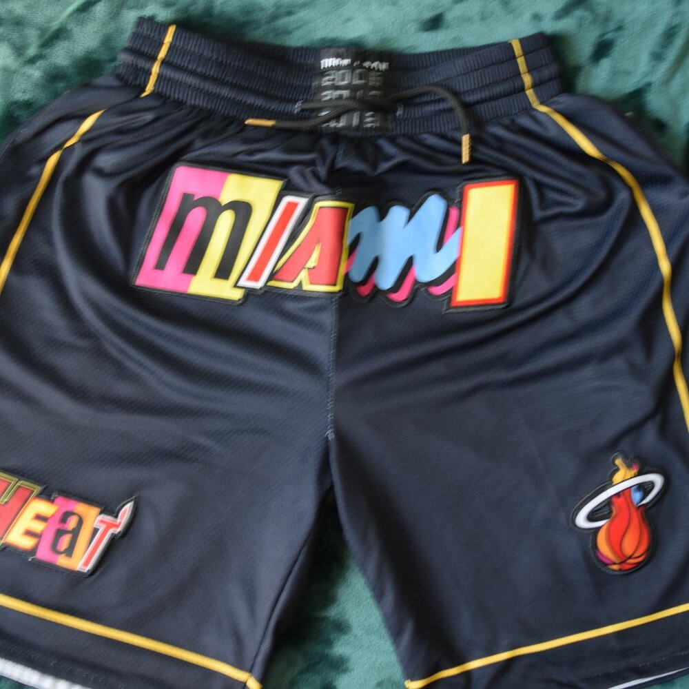 Miami Heat Basketball Shorts Just Don L